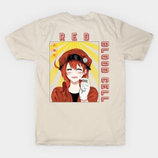 cells at work red blood cell with BACK PRINT T-Shirt